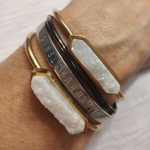 Kinsley Armelle Mixed Metal Bracelet Stack